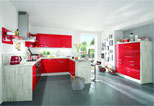 Červená kuchyně - Gloss 870M